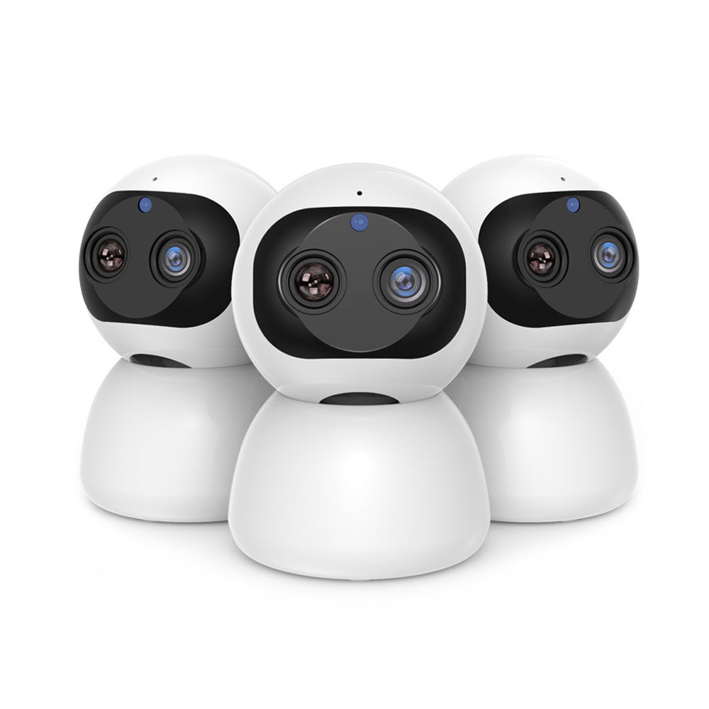 CRONY NIP-28 carecam PRO APP dual camera zoom, high-definition night vision smart home surveillance camera wifi mobile phone remote control - Edragonmall.com