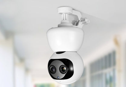 CRONY NIP-28 carecam PRO APP dual camera zoom, high-definition night vision smart home surveillance camera wifi mobile phone remote control - Edragonmall.com