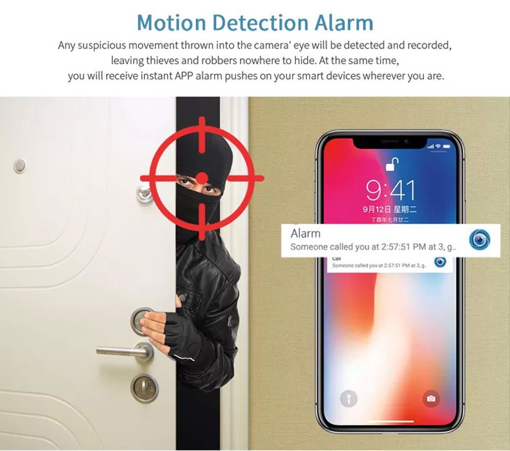 CRONY NIP-500+ NIP-500 Wireless Camera 5MP Wireless Camera Smart Home Security Camera Human Motion Detection - Edragonmall.com