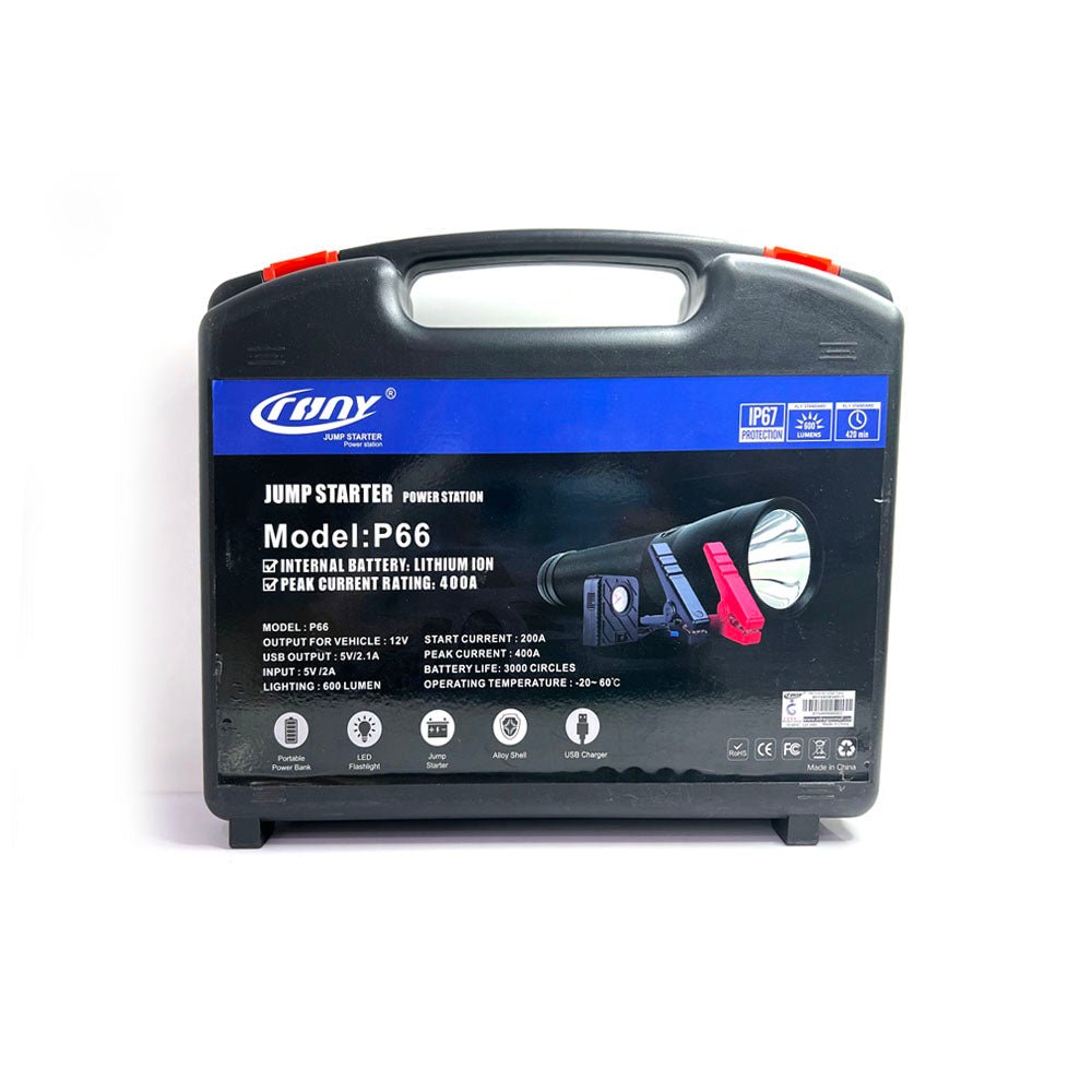 CRONY P66 Circle+Air Jumper Starter for 12V All Car With Pump Power Bank - Edragonmall.com