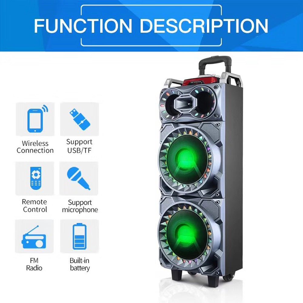 Crony Portable powerful Bluetooth speaker RX-281 - Edragonmall.com
