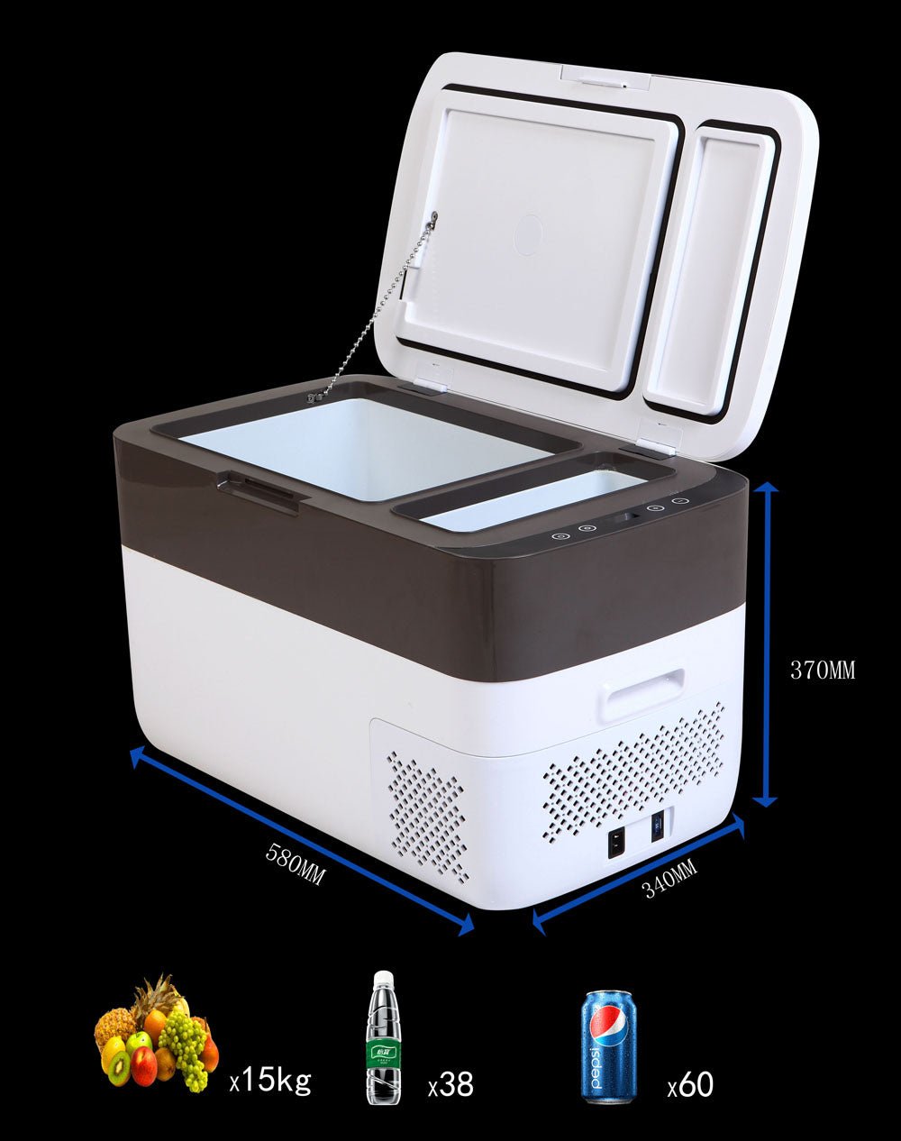 CRONY QN30 Car Refrigerator 30L Car Fridge Board Holiday Portable Outdoor Refrigerator - Edragonmall.com