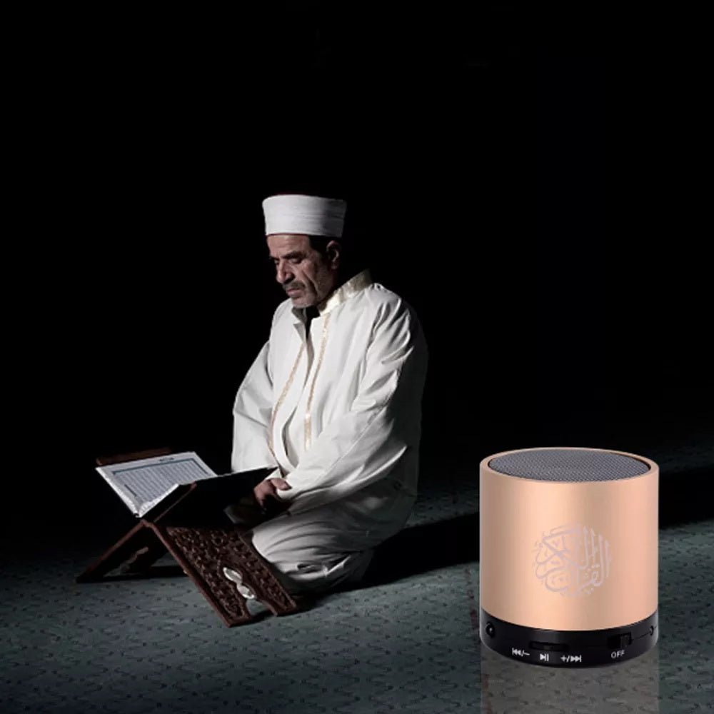 CRONY QS-100+BT 16GB Quran Speaker Mini 16gb Al Quran speaker with High Quality 25 Reciters and 23 Translation Voices for Muslim - Edragonmall.com