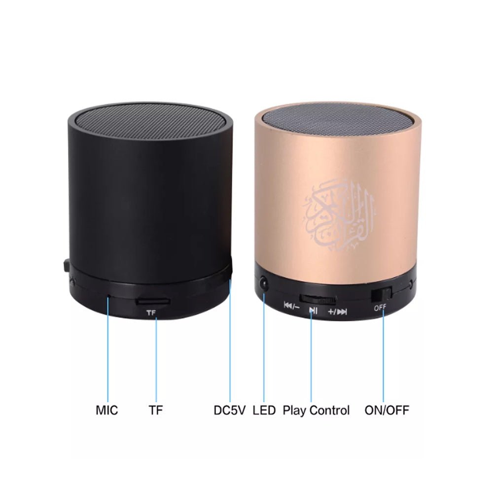 CRONY QS-100+BT 16GB Quran Speaker Mini 16gb Al Quran speaker with High Quality 25 Reciters and 23 Translation Voices for Muslim - Edragonmall.com