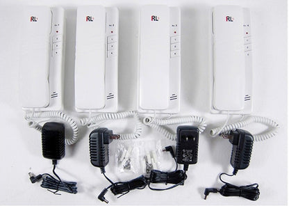 Crony RL-0510B4 Wireless Intercom System 2.4GHz Dual-Way Digital Doorbell - Edragonmall.com