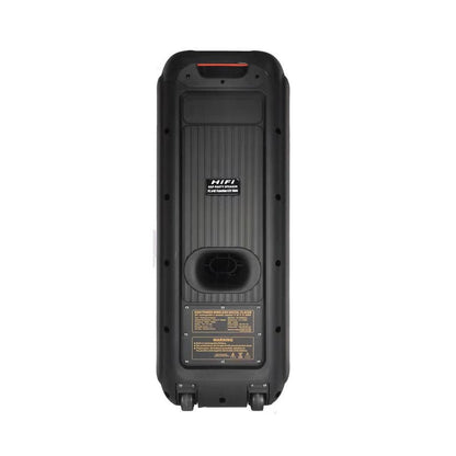 CRONY RX-1001 Speaker 10 inch Bluetooth speaker flame light effect square dance wireless large audio - Edragonmall.com