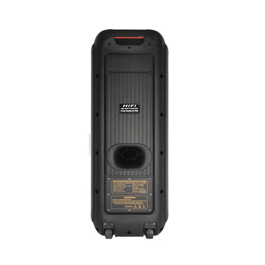 CRONY RX-1001 Speaker 10 inch Bluetooth speaker flame light effect square dance wireless large audio - Edragonmall.com