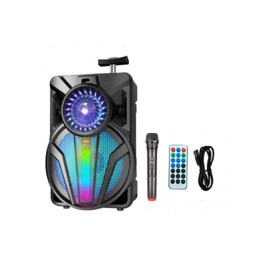 CRONY RX-1225B Portable party speaker 12 inch bull LED portable speaker - Edragonmall.com