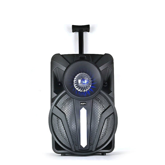 CRONY RX-1225B Portable party speaker 12 inch bull LED portable speaker - Edragonmall.com