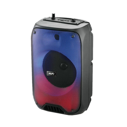 CRONY RX-6168 Speaker portable blututh speaker dancing speaker with flame light 10W party outdoor karaoke speaker - Edragonmall.com