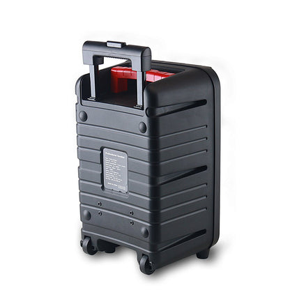 CRONY RX-8148 Speaker 8 Inch Portable Bluetooth Karaoke Wireless Trolley Speaker System With Battery - Edragonmall.com