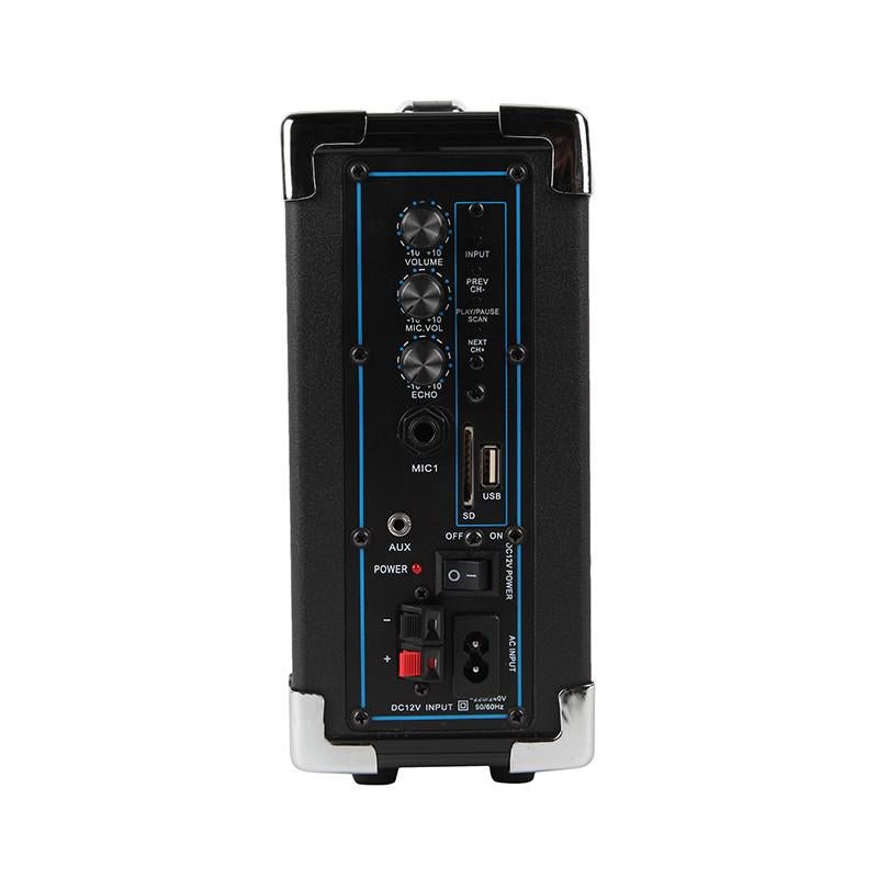 Crony S065 Que Outdoor Speaker Party Machine Karaoke System with Wireless Microphone - Edragonmall.com