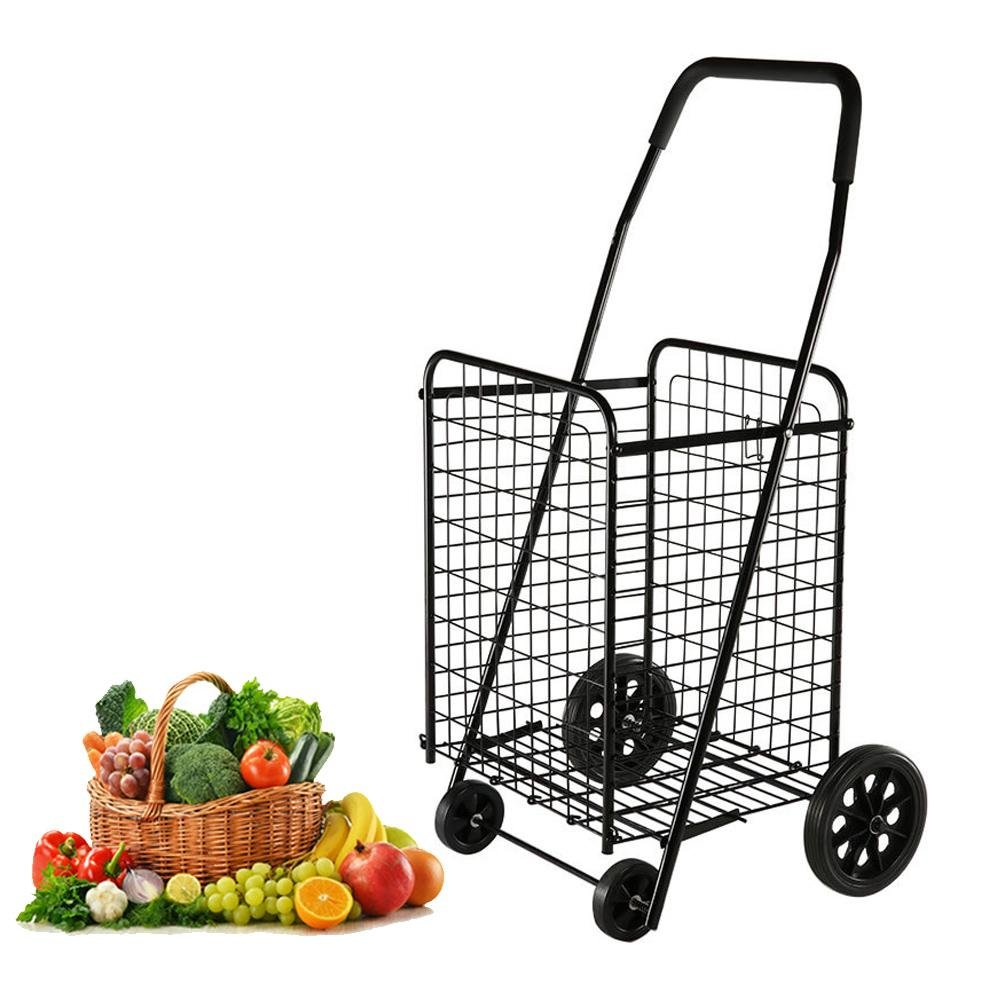 CRONY SC-106 Household portable Foldable Shopping Trolley on Wheels - Edragonmall.com