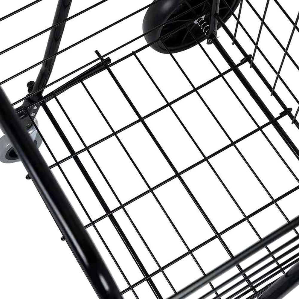 CRONY SC-106B Grocery Shopping Cart with Swivel Wheels, Folding Shopping Cart with Wide Cushion Handle - Edragonmall.com