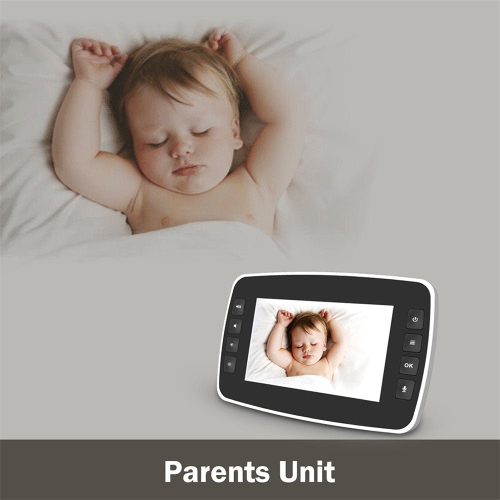 CRONY SM430A 4.3inch LCD Baby Monitor Color Display Night Vision Smart Zoom Baby Sleeping Music Monitor PTZ Video Camera - Edragonmall.com