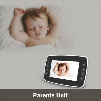 CRONY SM430A 4.3inch LCD Baby Monitor Color Display Night Vision Smart Zoom Baby Sleeping Music Monitor PTZ Video Camera - Edragonmall.com