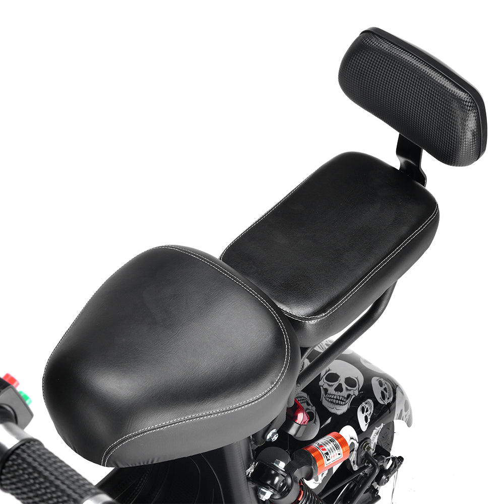 CRONY Small Harley two seat big tires with BT 1000w 60KM/H high power two wheels adult electric scooter motorcycle | Street Dance - Edragonmall.com