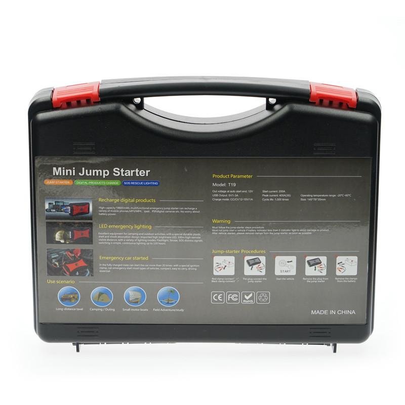 Crony T19 power bank Emergency Car Power Bank Waterproof power bank for car/phone charger battery - Edragonmall.com