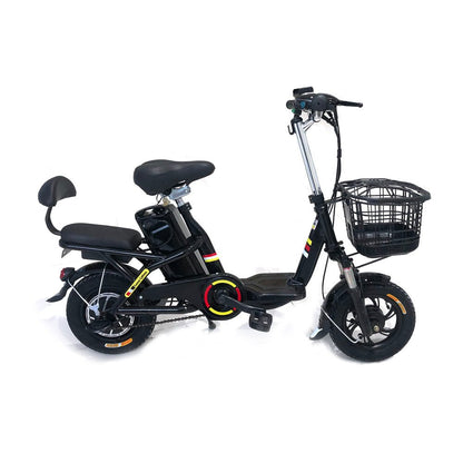 CRONY T8 Electric Delivery express Bicycle electrical scooter 12 inch 48v 10Ah electric bike - Edragonmall.com