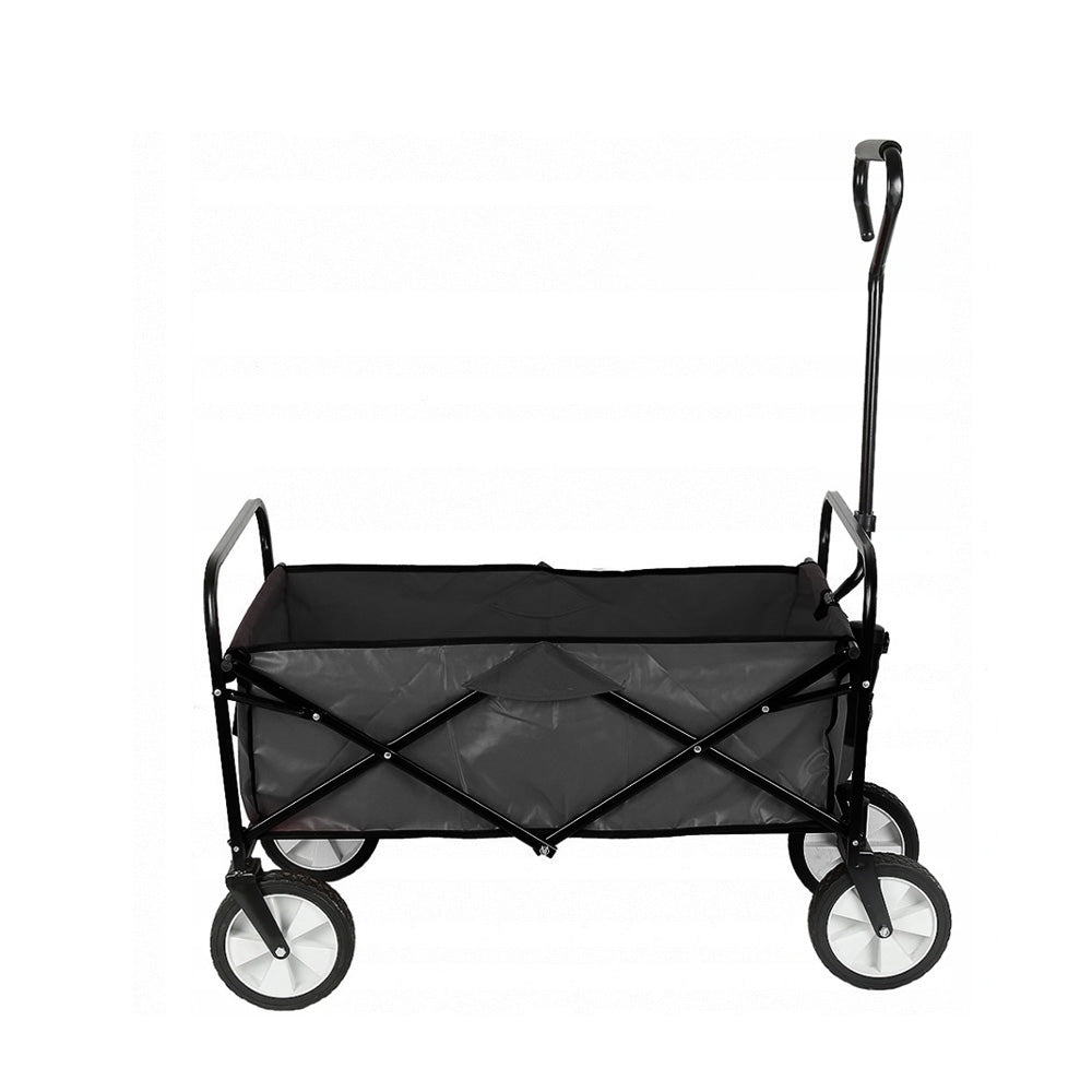 CRONY TC3015 Folding Cart Shipping Trolley Folding Garden Trolley | BLACK - Edragonmall.com