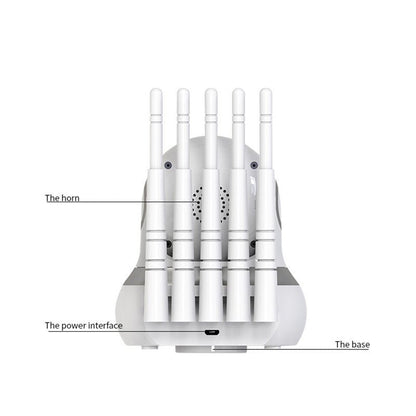 CRONY TC99-DC2S3 5G Wifi 4MP Binocular HD IP Camera 390 Eye Movement Tracking Mini Indoor Security Camera IP Camera - Edragonmall.com