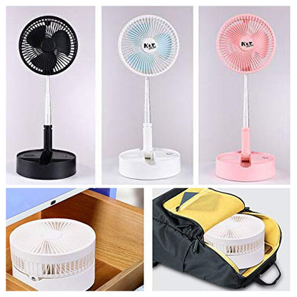 Crony Telescopic speaker fan with Wireless Speaker and Aroma Fragrance Diffuser Portable | Pink - Edragonmall.com