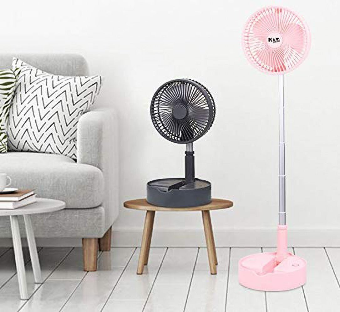 Crony Telescopic speaker fan with Wireless Speaker and Aroma Fragrance Diffuser Portable | White - Edragonmall.com