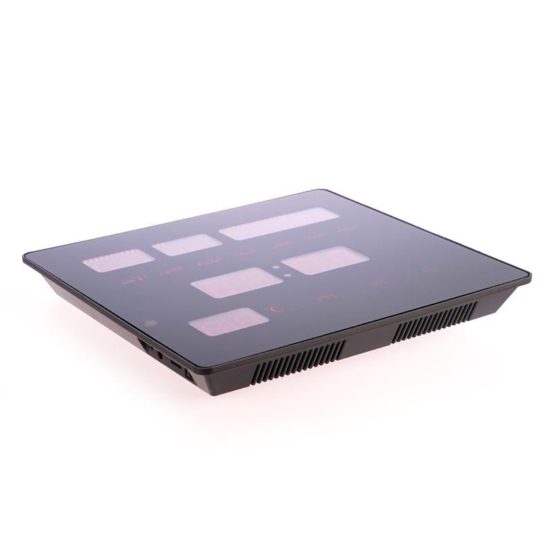 CRONY TL-2320 Digital LED Wall Clock Home Clock Office Clock with Glass Surface - Edragonmall.com