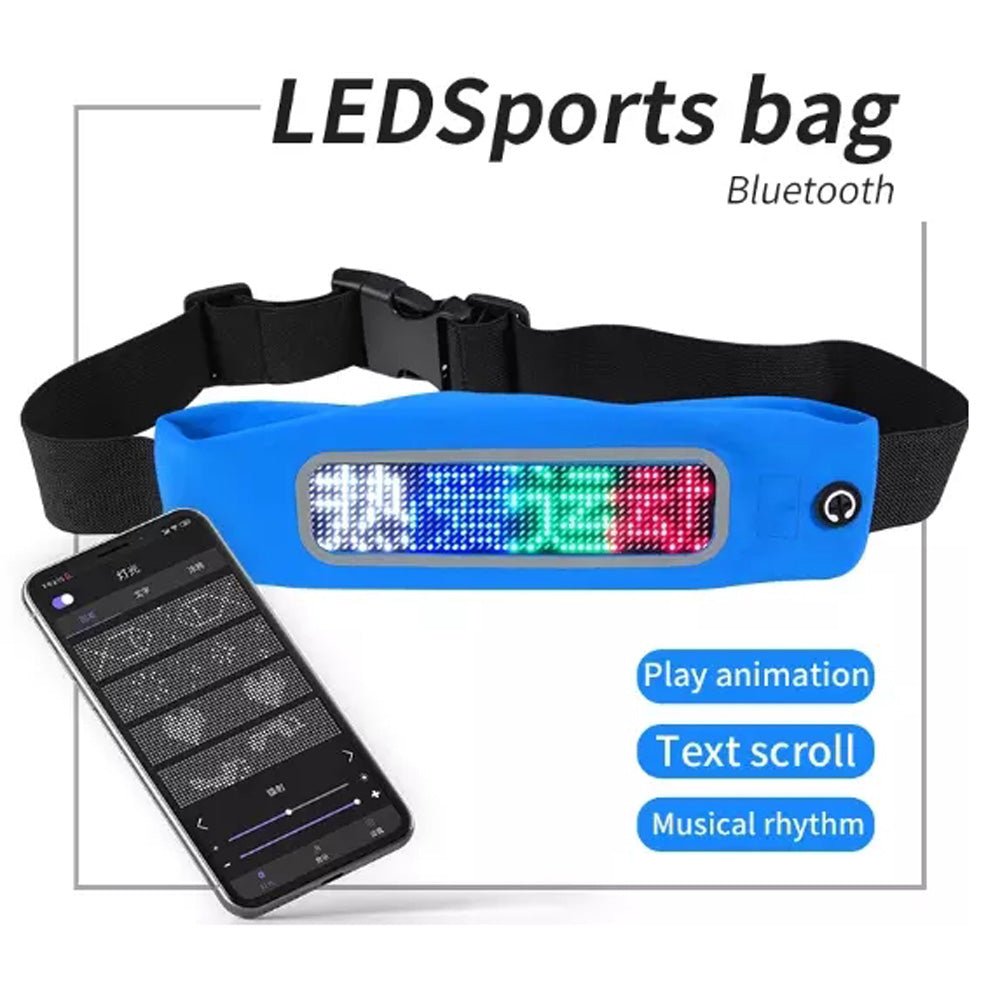 CRONY US-B006 LED Display fashion waist bag with app control for men and women - Edragonmall.com