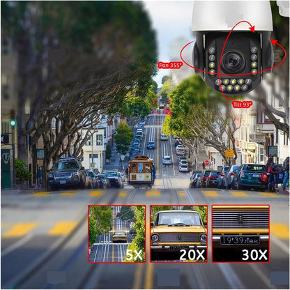 CRONY VST-WF93AR-5MP-30X 4G Camera Surveillance Camera 30X Zoom WiFi/4G PTZ IP Camera Outdoor 4K 8MP Humanoid Tracking - Edragonmall.com