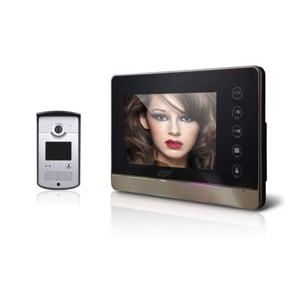 CRONY Wifi Video Camera Doorbell 7" HD True Color Display Smart Home Doorbell Camera -ANV99 BV42 - Edragonmall.com