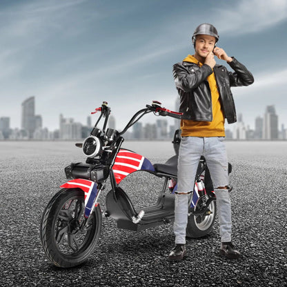 CRONY X1 60V20A/4000W High-end Big Harley Motorcycle - Edragonmall.com