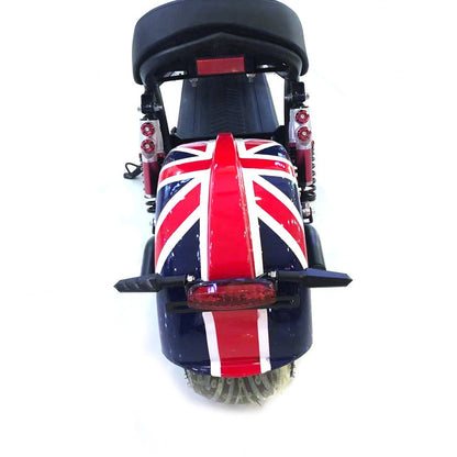 CRONY X1 Harley Electrocar car With BT Speaker 65KM/H Electrocar car Citycoco Fat Tire Electric motorcycle | Black spider - Edragonmall.com