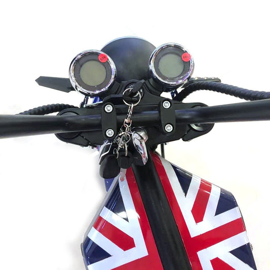 CRONY X1 Harley Electrocar car With BT Speaker 65KM/H Electrocar car Citycoco Fat Tire Electric motorcycle | Green - Edragonmall.com