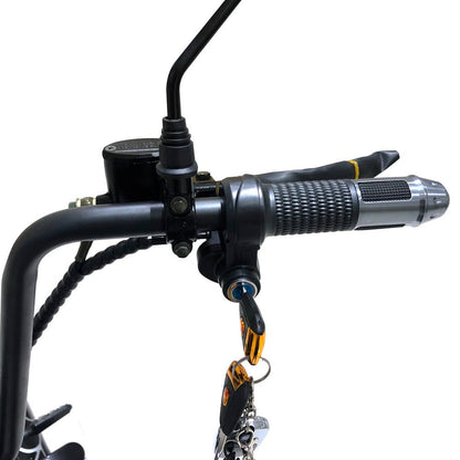 CRONY X3 BIG HARLEY+LI-ion battery+BT+double seat Electric motorcycle | Black - Edragonmall.com