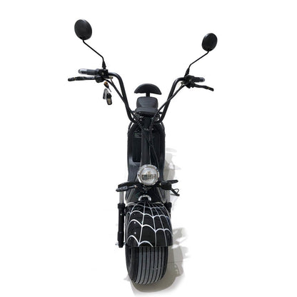 CRONY X3 BIG HARLEY+LI-ion battery+BT+double seat Electric motorcycle | Black - Edragonmall.com
