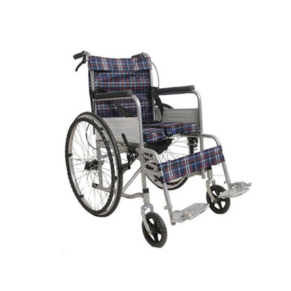 CRONY XT-T-007 Hand-pushed wheelchair With toilet Convenient four-brake wheelchair, multifunctional folding wheelchair - Edragonmall.com