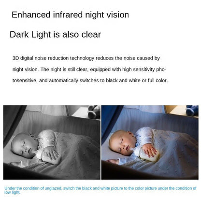 CRONY Y25-1080P light bulb IP Camera dual frequency 2.4g 5g network two-way voice automatic tracking - Edragonmall.com