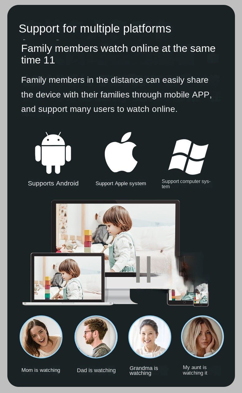 CRONY Y25-1080P light bulb IP Camera dual frequency 2.4g 5g network two-way voice automatic tracking - Edragonmall.com