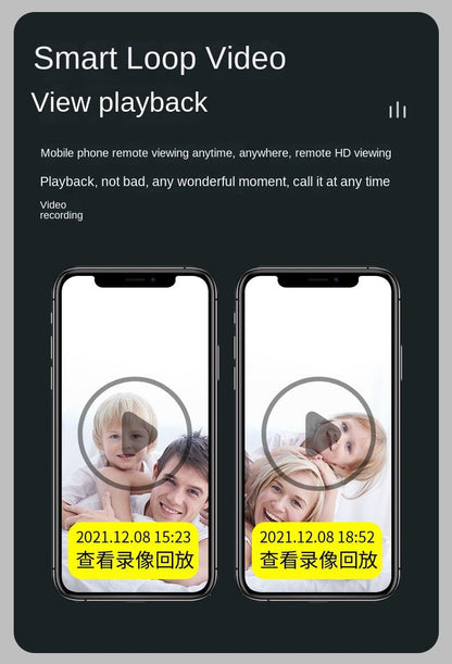 CRONY Y25-1080P light bulb IP Camera dual frequency 2.4g 5g network two-way voice automatic tracking - Edragonmall.com