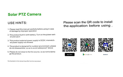 Crony YN90 Plus Low power WIFI solar camera 1080p Outdoor camera Wireless Surveillance - Edragonmall.com