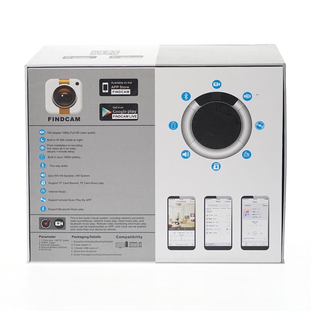 CS01 1080P Full HD Bluetooth Speaker Camera - Edragonmall.com