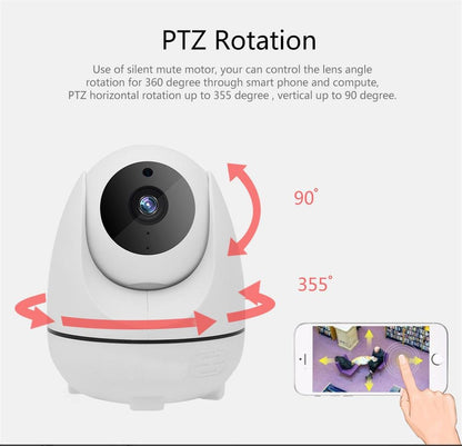 CWZ06501AI-Camera 1080P Security Camera Wireless Auto Tracking IP Camera Wifi Alarm Baby Monitor Surveillance Camera - Edragonmall.com