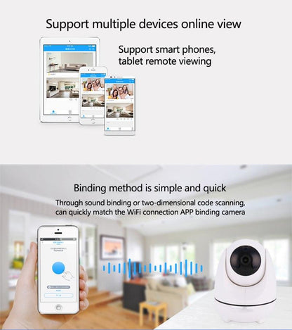 CWZ06501AI-Camera 1080P Security Camera Wireless Auto Tracking IP Camera Wifi Alarm Baby Monitor Surveillance Camera - Edragonmall.com
