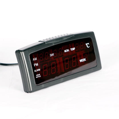 Digital LED Table Clock Wall Clock Office Clock Shows Time, Date, Day, Temperature -ZXTL-13A clock - Edragonmall.com