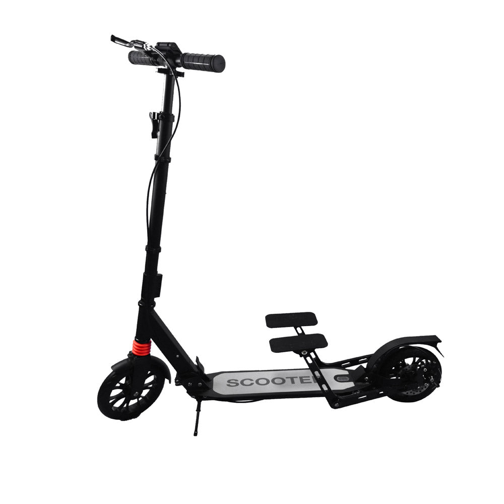 Double foot pedal scooter Foot scooter travel scooter pedal scooter adult scooter non-electric scooter - Edragonmall.com