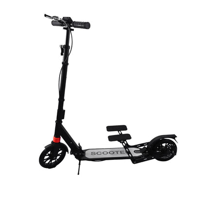 Double foot pedal scooter Foot scooter travel scooter pedal scooter adult scooter non-electric scooter - Edragonmall.com