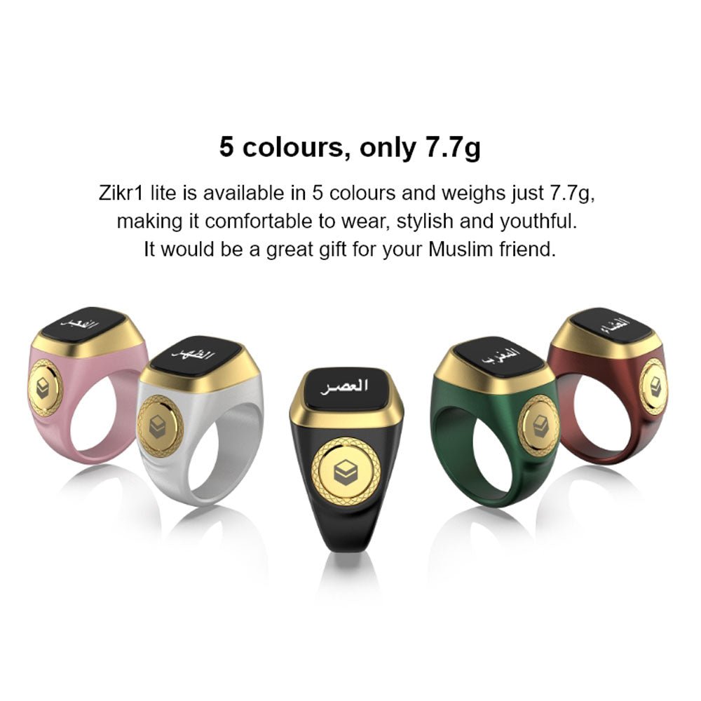 E01 Smart ring Smart Tasbeehi Ring Counter Tasbih Ring Prayer Ring - Edragonmall.com