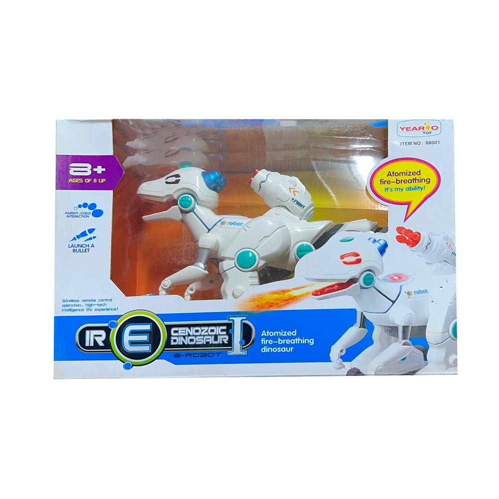 Electric Dinosaur Robot 25cm toys Tricky Toys Dinosaurio Robot Electronico Multifunciones Vota Fuego - Edragonmall.com