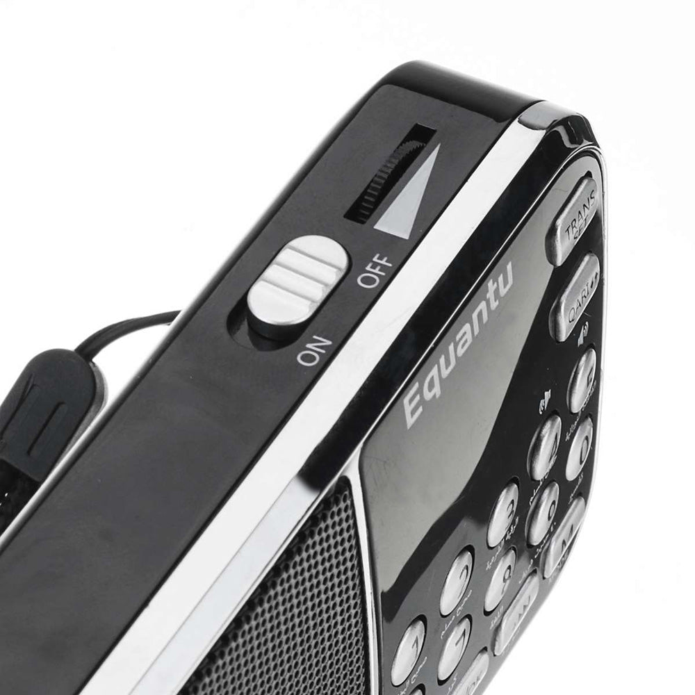 EQUANTU SQ-138 19 Voices 15 Languages Quran Speaker FM Radio Speaker 8GB MP3 Player - Edragonmall.com